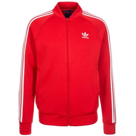 adidas jacke herren weiss rot|rote Jacken für Herren .